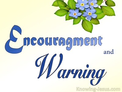 Encouragement and Warning (devotional)11-08 (blue)